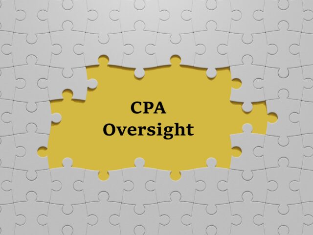 CPA Oversight